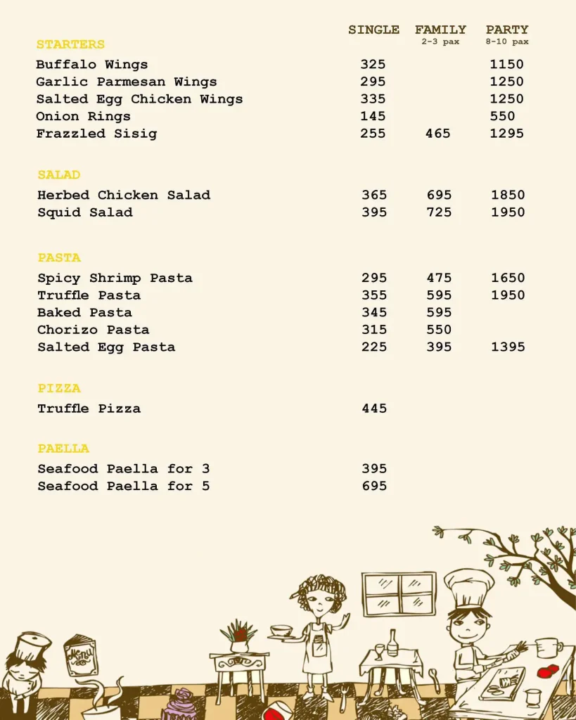 The-Frazzled-Cook-Starters-Menu-With-Prices